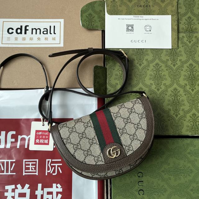 原厂皮配 Cdfmall三亚免税店手提袋 Ophidia系列迷你gg肩背包 Ophidia系列融合gucci传统精髓与现代设计 匠心呈献亮眼新作 该系列融蕴织带