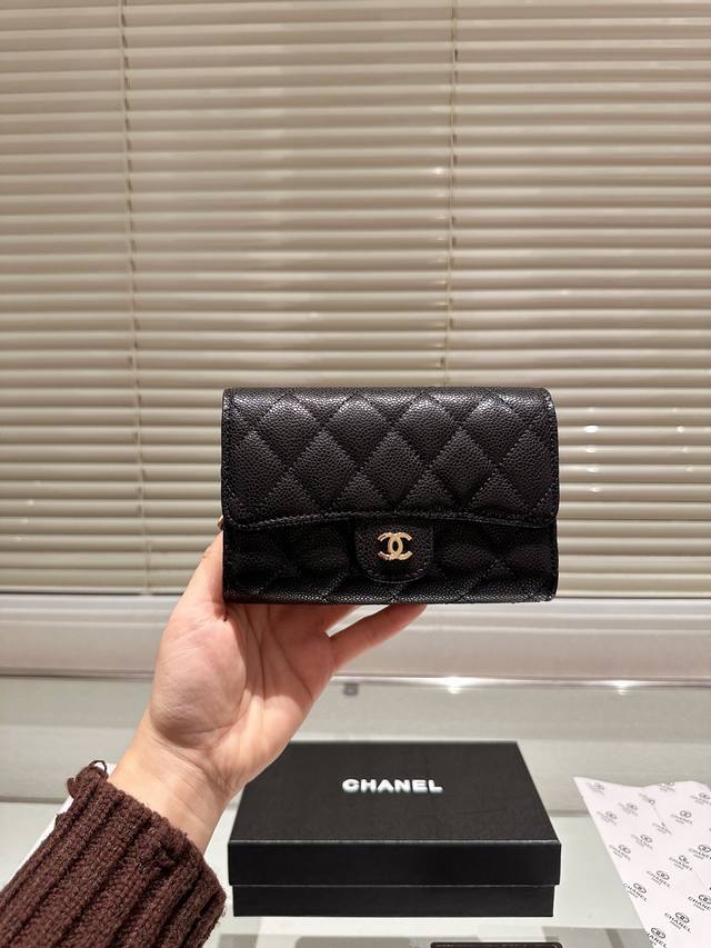 头层皮 Chanel 钱包 配礼盒 人手必备 高品质 推荐