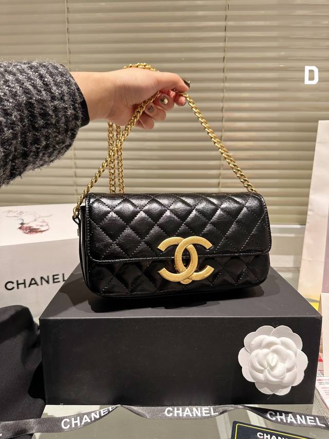 香奈儿 Chanel 菱格方胖子 中古经典方胖子链条包手感超级好 原版五金 超级大牌 以华丽高贵的外形成为当下最炙手可热之作人手必备 明星热捧 精匠之作 尺寸2