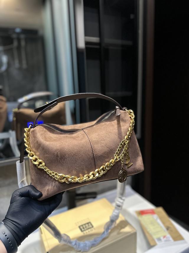 礼盒包装 Ysl 中古hobo 拉链手提包单肩女包 香槟包诞生于1932年的香槟酒袋 彩色超细纤维粘合内衬 金色金属饰件 束绳闭合 配有摁扣的可调节长包带 拉链