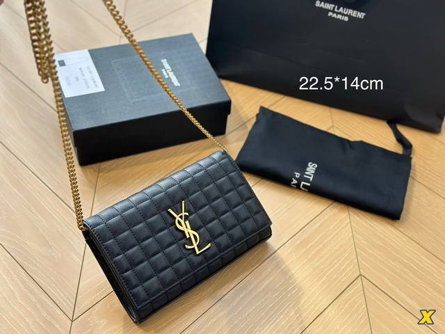 配盒 Ysl Kate 流苏链条包 Kate Chain And Tassel Bag In Textured Leather 最新最佳最实用 这个系列最核心的