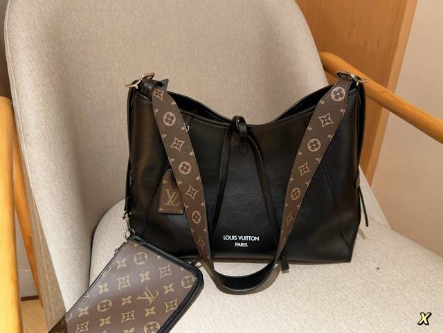 Lv路易威登 24新品黑色carryall 尺寸33×22×12 礼盒包装