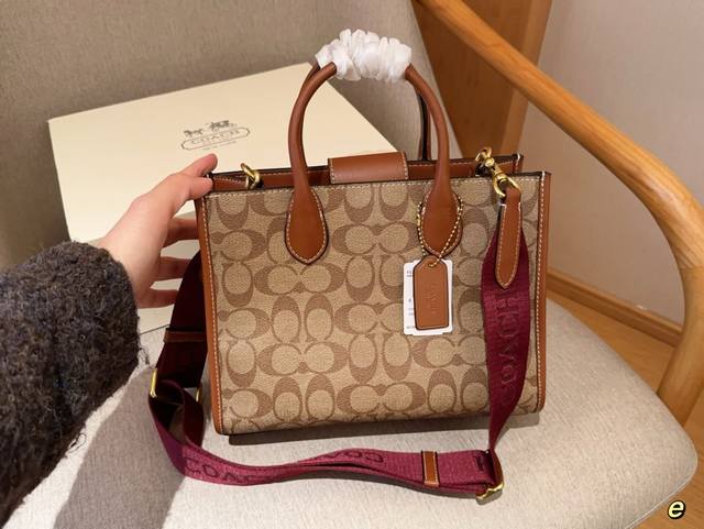 Coach 蔻驰 新款ace 26号tote托特包 购物袋 尺寸26×20×9 礼盒包装