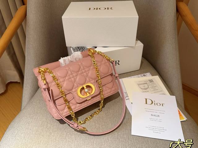 大号高品质 迪奥dior 新品jolie珍珠拼接手提链条包 尺寸22×13×5 礼盒包装飞机箱