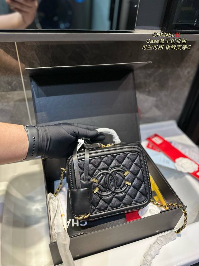 礼盒包装 香奈儿chanel Case盒子化妆包 可盐可甜 极致美感 绝美女孩就是你尺寸18.14