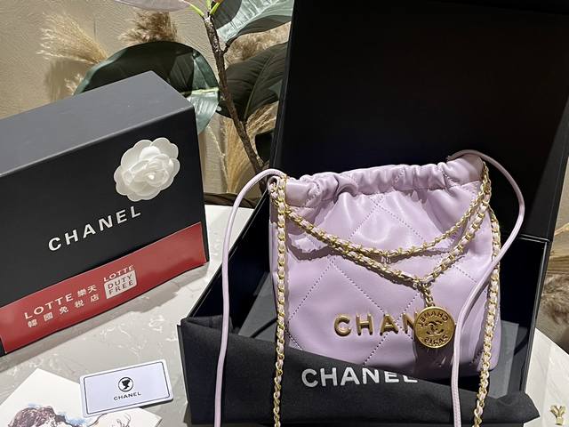 折叠礼 Chanel 24P 香芋紫 迷你垃圾袋#大爆款预测 天呐chanel Mini垃圾袋也太美了叭颐 预测下一个大爆款翻 好想拥有 #香奈儿垃圾袋 #Ch