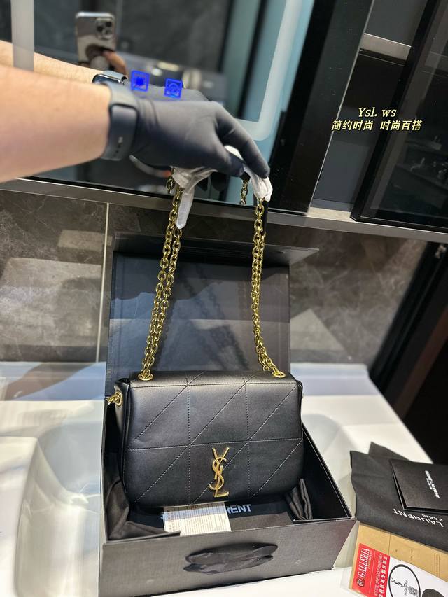 Ysl Jamie绗缝纹路购物袋 大tote感觉太温柔了简直 随意搭配都出彩#Ysi 25 18Cm