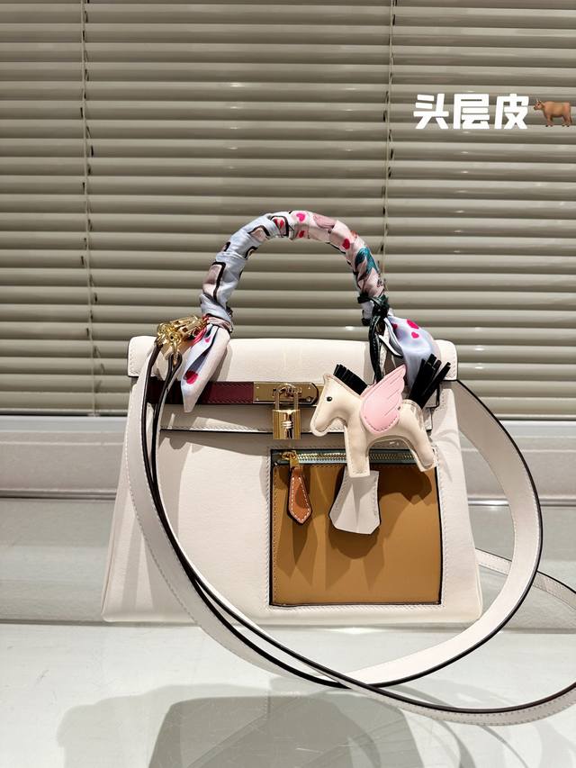 顶级原单 头层牛皮 Hermes 愛仕 Kelly25 Colormatic 口袋包 顶级货 不是地产货 25Cm Hermès 爱马仕 铂金包 高端质量 专柜