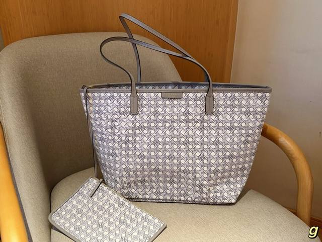 托里伯奇TB TORY BURCH EVER READY大号托特包购物袋tote子母包 尺寸33×27×14 礼盒包装