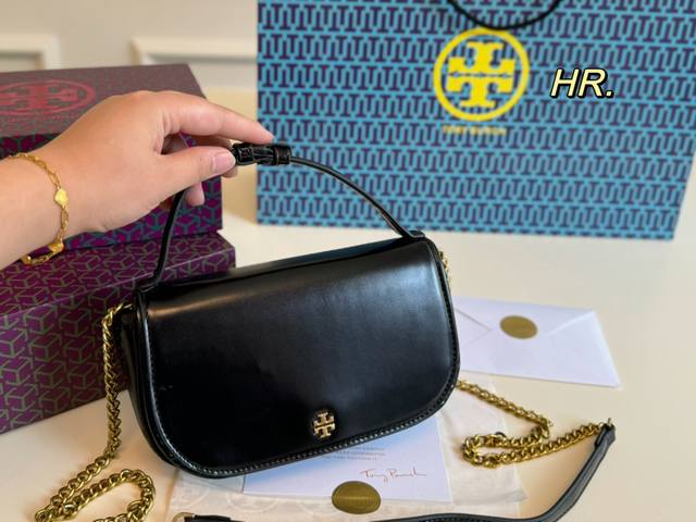 折叠盒 size:20×11 TB Tory Burch 托里伯奇Emerson手提包 小巧圆润的马鞍包型设计 可手提 斜挎 单肩 容量还不错，耐磨耐造 风格非