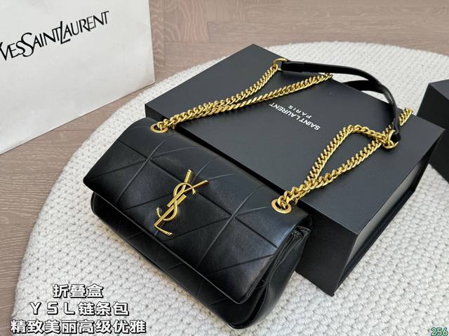 折叠盒 圣罗兰YSL 链条包 精致美丽 高级优雅 很好驾驭，不挑衣服，不挑季节 一年四季都可，可盐可甜 高个子小姐姐背，气质御姐范 小个子的小姐姐背，甜甜女孩一