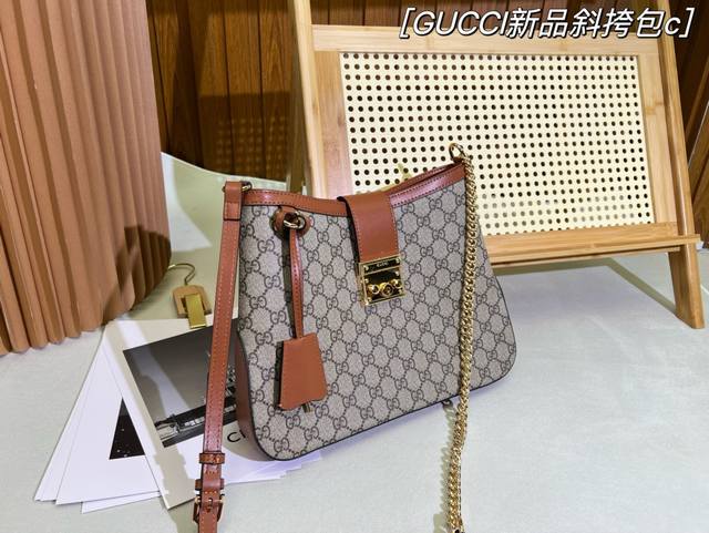 密封折叠礼盒包装 Gucci新品padlock托特 经典老花配锁扣 质感满满 高级 尺寸:32*23Cm