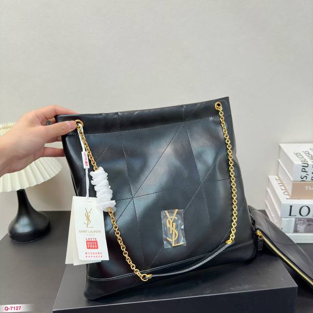 配折叠盒 尺寸34.32Cm 圣罗兰ysl 子母包 牛皮版本 原版五金 又甜又酷一整个爱住 百搭时尚 颜值超高 是每个潮酷女孩必入单品