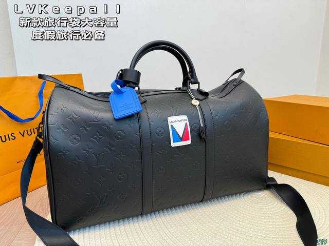 Lvkeepall 新款旅行袋大容量 度假旅行必备 时尚达人必备单品之一 实物绝对惊艳到你 尺寸50 29