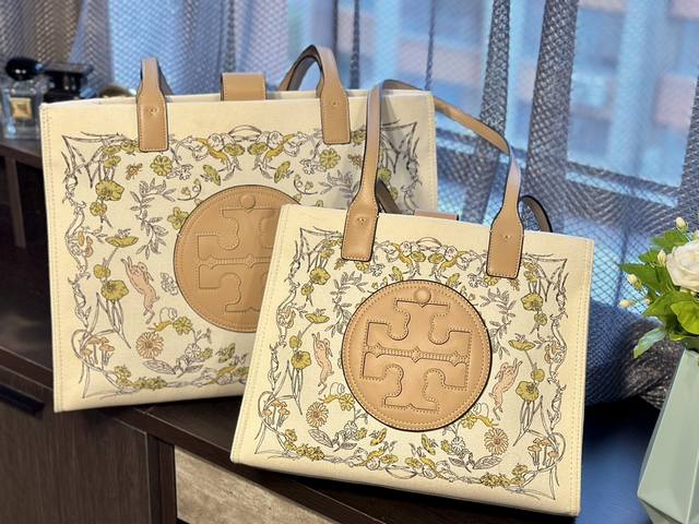 上新tory Burch 托里伯奇 Tote 新品购物袋手提斜挎单肩多用 定制面料logo五金原版一比一品质 炒鸡百搭实用的一款 喜欢的美妞赶快入手吧 店主推荐