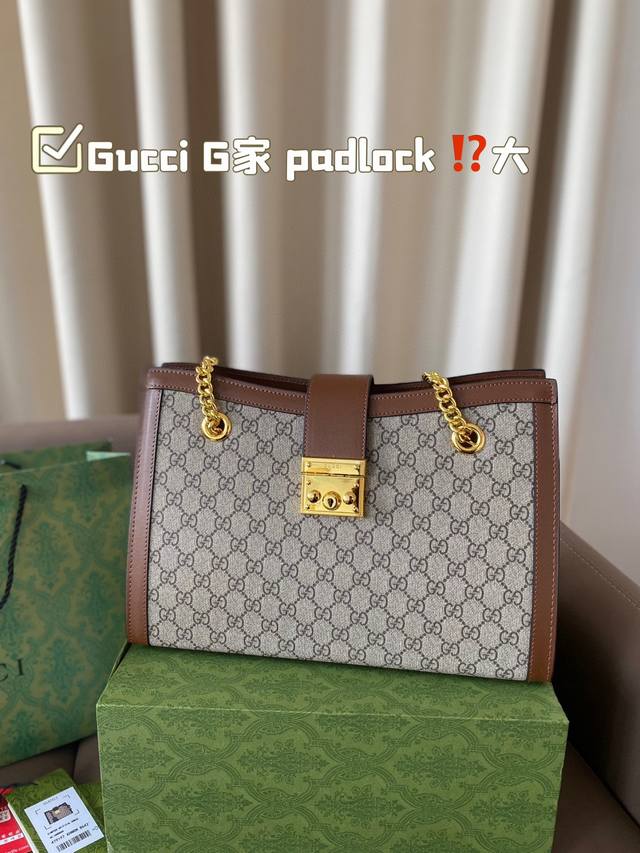 Gucci G家 Padlock 款号479197＃ 当下最火的包，犹如文艺少女的时光宝盒 多了一眼心动~不止貌美 不止方便，全新padlock还很百搭，越看越