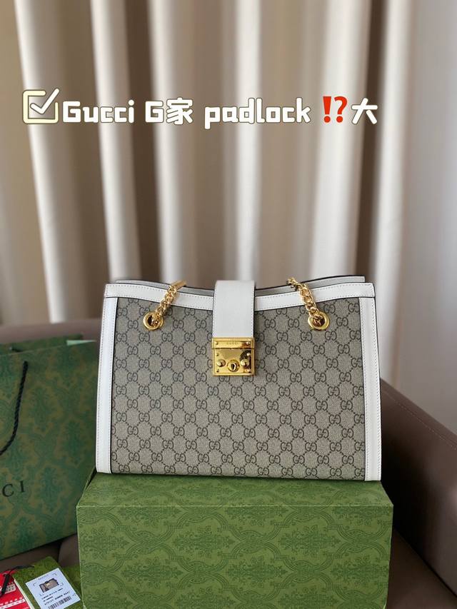 Gucci G家 Padlock 款号479197＃ 当下最火的包，犹如文艺少女的时光宝盒 多了一眼心动~不止貌美 不止方便，全新padlock还很百搭，越看越