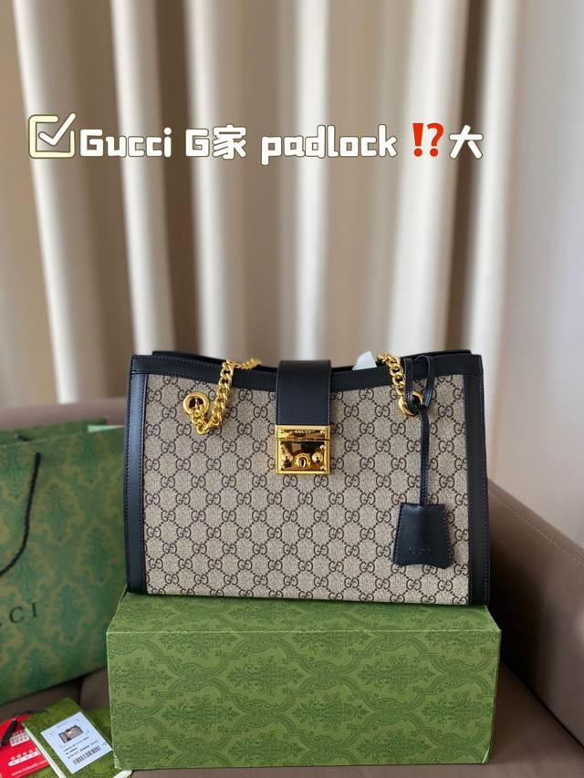 Gucci G家 Padlock 款号479197＃ 当下最火的包，犹如文艺少女的时光宝盒 多了一眼心动~不止貌美 不止方便，全新padlock还很百搭，越看越