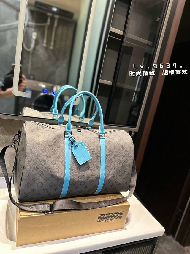 Lv Keepall 旅行袋大容量 度假旅行必备时尚达人必备单品之一实物绝对惊艳到你尺寸45.25