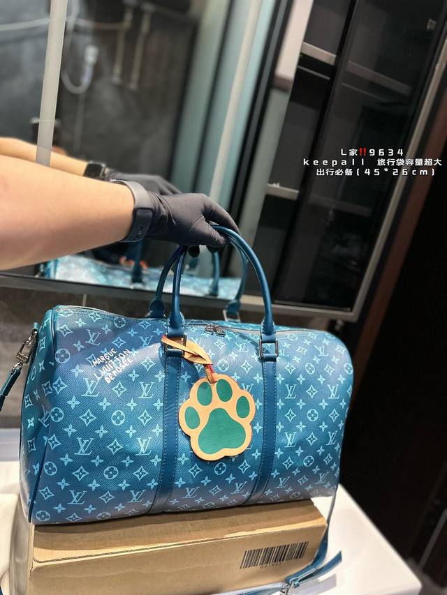 Lv Keepall 旅行袋大容量 度假旅行必备时尚达人必备单品之一实物绝对惊艳到你尺寸45.26