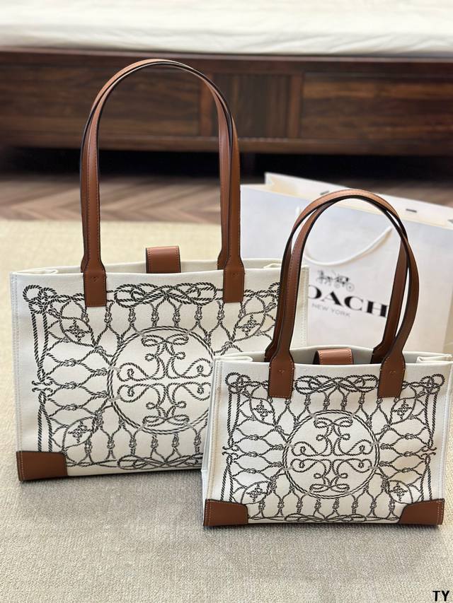 高版本 上新tory Burch 托里伯奇 2022新品购物袋手提斜挎单肩多用 定制面料logo五金原版一比一品质 炒鸡百搭实用的一款 喜欢的美妞赶快入手吧 店