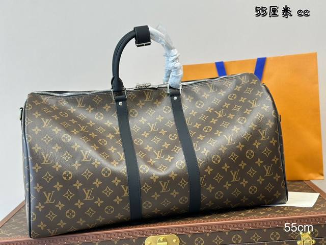 Lv新品旅行袋 男女通用款 大容量 尺寸55Cm 出差出游 不可缺少哦！