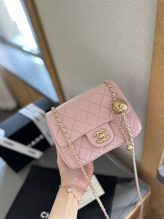 纯皮原单 “折叠礼盒+官网飞机盒” Chanel 小金球方胖子 调节扣 “New Arrival” 最美金球方胖子人间香奈儿 白富美小姐姐必备款 ■单独夸最让人