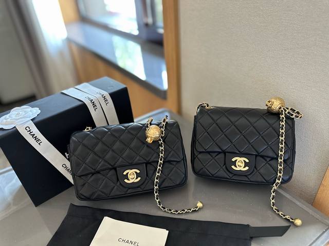 纯皮原单 “折叠礼盒+官网飞机盒” Chanel 小金球方胖子 调节扣 “New Arrival” 最美金球方胖子人间香奈儿 白富美小姐姐必备款 ■单独夸最让人