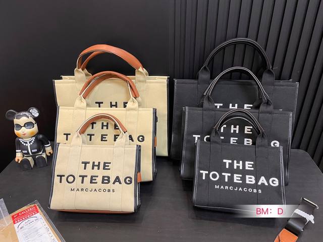 大号 中号 小号 Mj托特包-Marc Jacobs- The Traveler Tote Bag托特包 开口处配有拉链开合 更安全市面大多tote都是敞口 舒