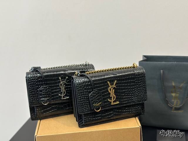 折叠盒 浪漫都市，圣罗兰ysl Sunset日落包圣罗兰ysl Sunset日落包真的是精致浪漫的代名词，低调不张扬流畅的线条，挺阔的包型，硬朗的风格，黑色光面