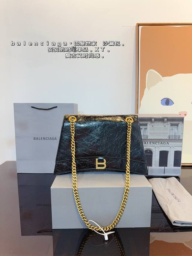 配礼盒. 巴黎世家 新品 Balenciaga 新款单肩包 最新走秀款来啦专柜限量上市 娱乐周刊主推款～超正点 原版内里 高端时尚 潮爆全球潮范儿们跟上脚步吧