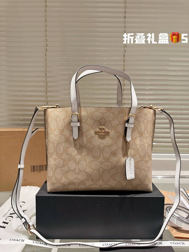 顶级原单 牛皮 Coach Mollie25 托特包 蔻驰coach代工厂最新购物袋 出货顶级品质亮泽五金logo 炒鸡火实用的款式 多用款内衬logo时尚百搭