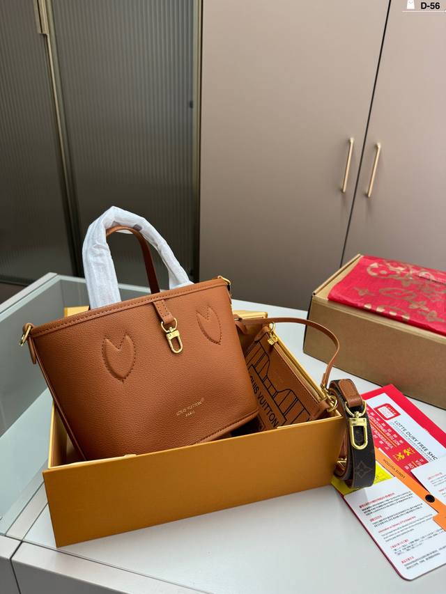 Lv路易斯威登双面购物袋 Neverfull Bb Upside Down 双面购物袋托特包 Tote 可拆卸肩带斜挎单肩一包多用 D-56尺寸20.10.17