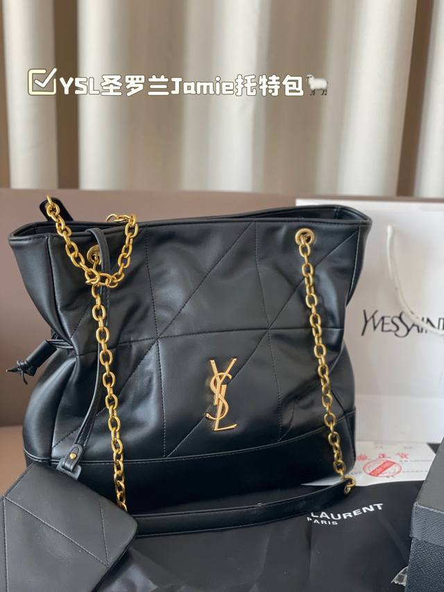 Ysl圣罗兰jamie托特包 Saint Laurent 爆款包 Jamie 皮质细腻韧性强 尺寸33*20配盒