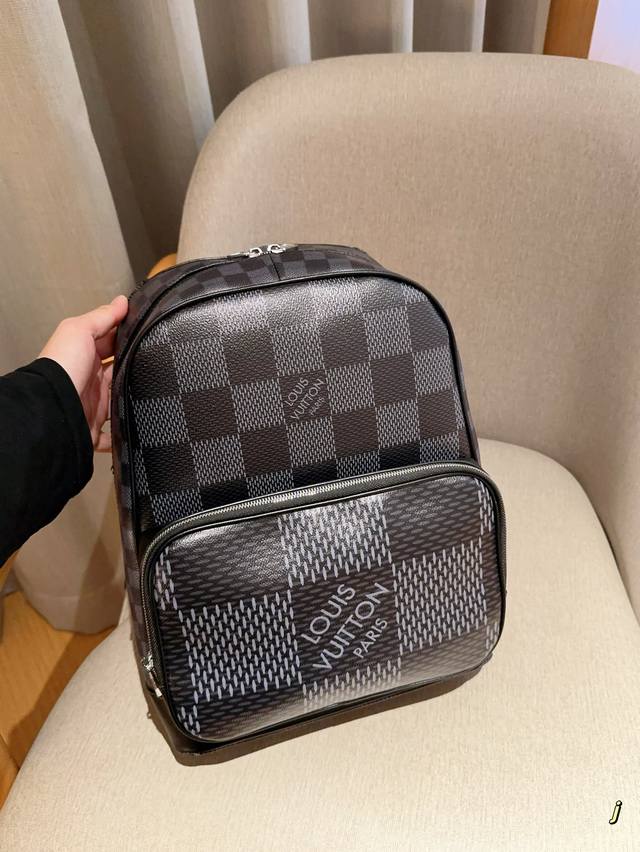 无盒 Louis Vuitton路易威登 Lv X Nigo Campus 双肩背包书包 尺寸30×39×13