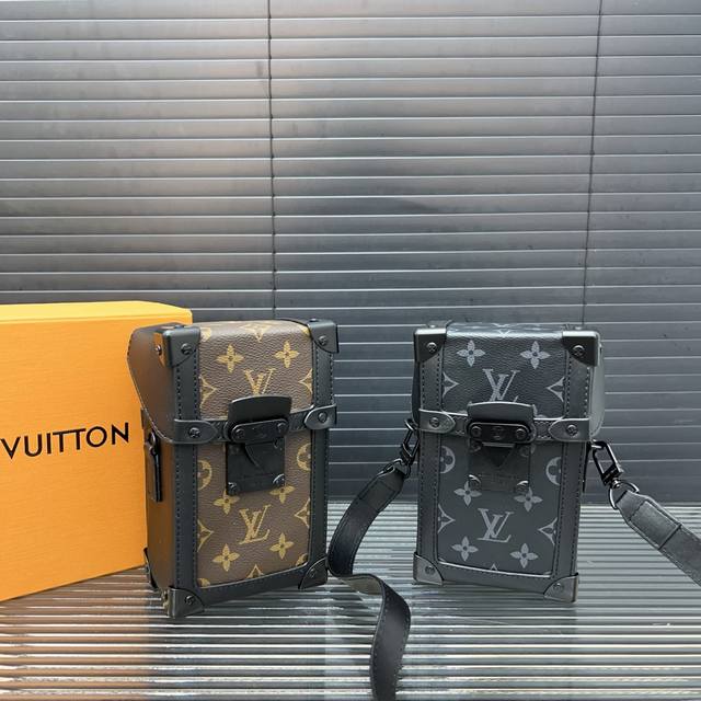 Louisvuitton 路易威登 Trunk Vertical 盒子包 小方包 男女通用单肩斜挎包 小箱子 实物拍摄 采用原厂原版面料 防尘袋 飞机礼盒 11