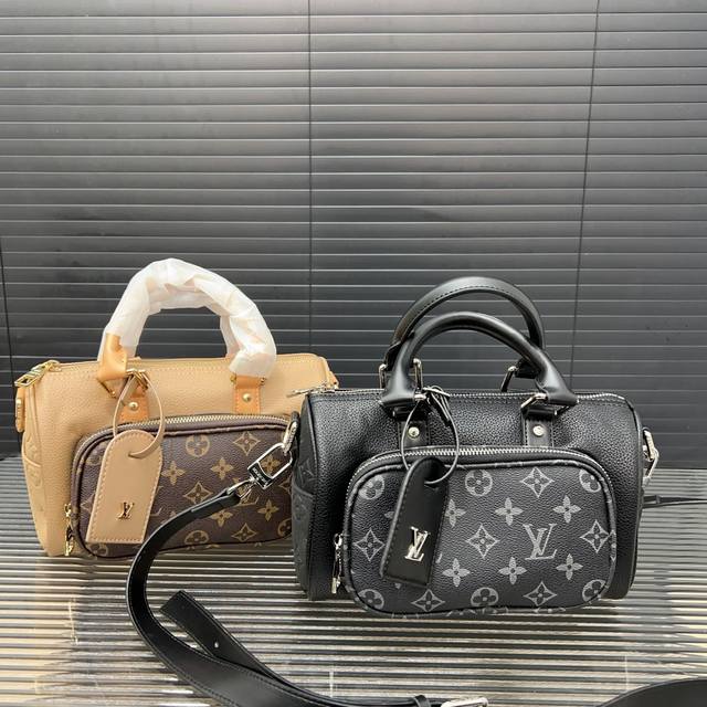 Louisvuitton 路易威登 Keepall25 单肩手提包 印花斜挎包 采用精湛镶嵌细工，经典百搭 实物拍摄 原厂原版面料 配送礼盒 防尘袋 15 X