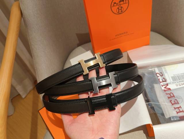 爱马仕hermes 女士牛皮腰带皮带 宽度2.5 全套包装手提袋