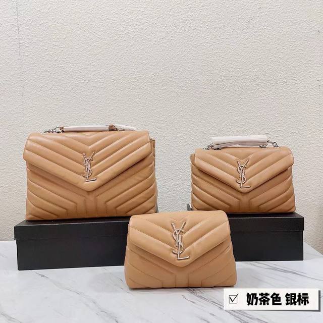 礼盒包装 Ysl 高级 Loulou 包 圣罗兰今年最值得买的包包ysl软糯loulou包 杨幂款ysl软糯的云朵包 Loulou 包评测这款包我买来我这款黑链