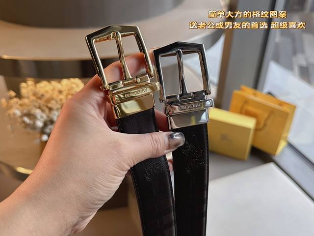 爆款巴宝莉宽度：3.5Cm新款带身头层牛皮搭配新款精品钢扣，时尚百搭，追求高端 原版的品质，品味的体现，休闲高大上！ Iphone实物实拍， 上身效果超好，送礼