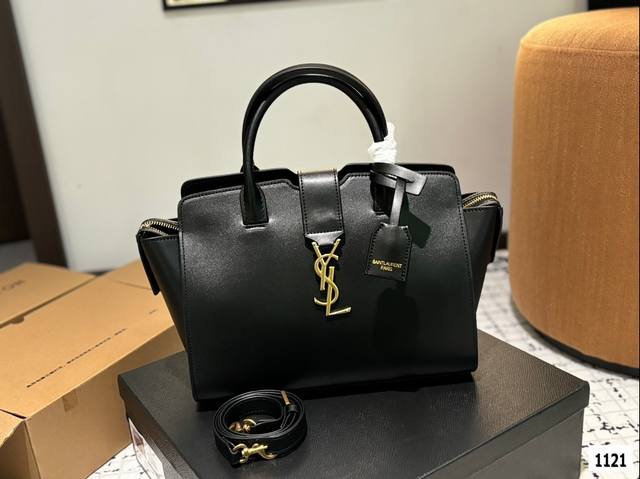 配盒子 圣罗兰 Ysl 托特包 简直无法拒绝 超显气质 高级感十足 集美必入款 尺寸：30 23