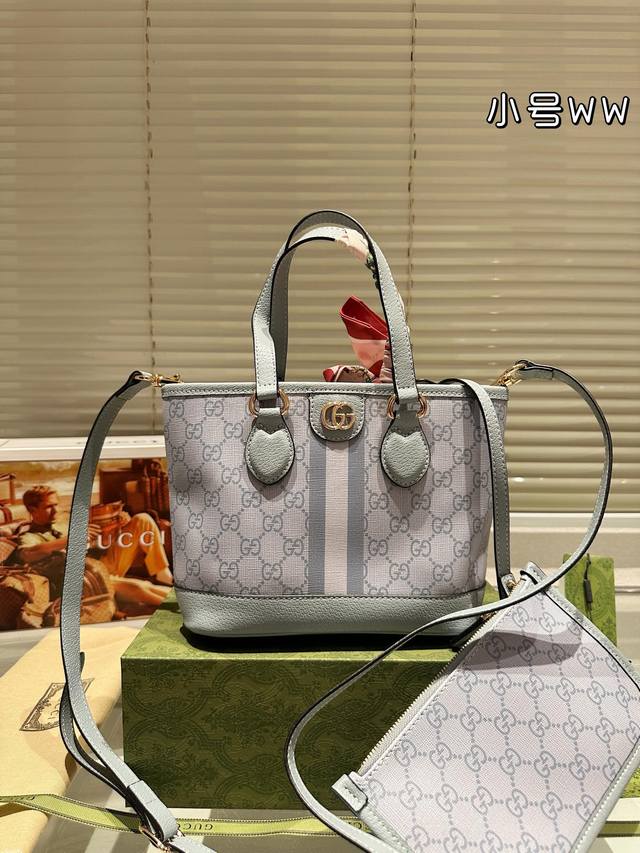 Gucci 新品 Tote 菜篮子 购物袋手提托特斜挎单肩多用 定制面料logo五金原版一比一品质 炒鸡百搭实用的一款 喜欢的美妞赶快入手吧 店主推荐 质量超赞