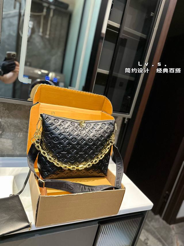 Lv 压花hobo11月新款coussin Hobo Mm容量大大的+ #Louisvuitton #Coussinhobomm #Coussin #Fw202