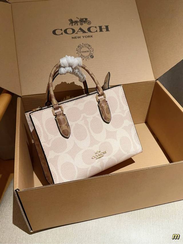 蔻驰coach 新品maggie托特包tote 尺寸24×19×11 礼盒包装