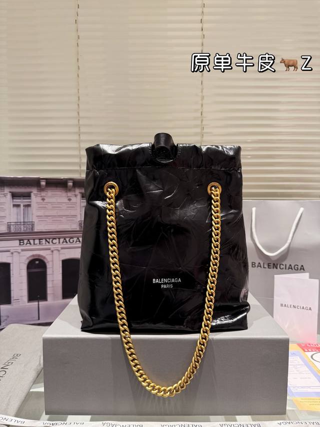 顶级原单 纯牛皮 巴黎 世家机车包balenciaga Crush Tote #巴黎世家balenciaga 巴黎世家机车包balenciaga Crush T