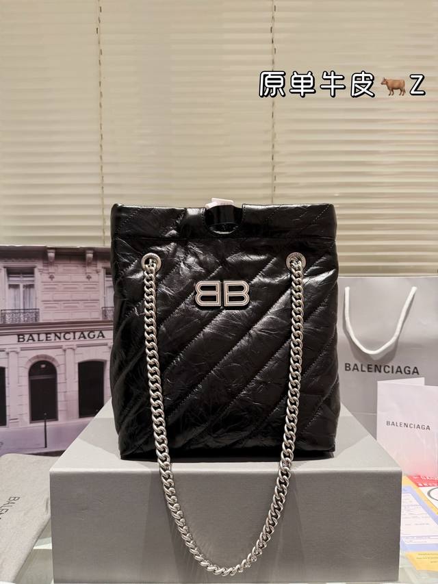 顶级原单 纯牛皮 巴黎 世家机车包balenciaga Crush Tote #巴黎世家balenciaga 巴黎世家机车包balenciaga Crush T