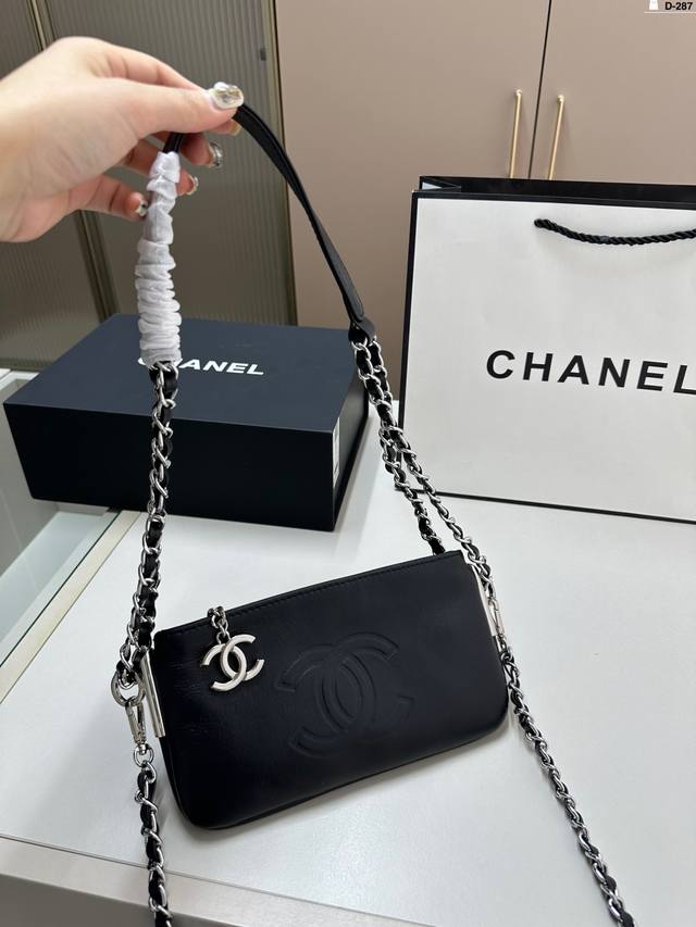 牛皮 香奈儿chanel 中古vintage小银杆包 银杆吊坠 酷香标配茶 原版小羊皮 麻雀虽小五脏俱全 说的就是它集合银杆吊坠帅气元素时髦小稀有 D-287尺