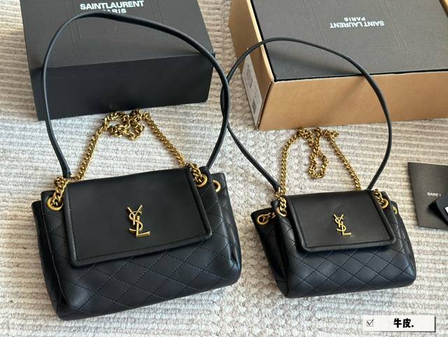 配盒 Size：18*13Cm 23*15Cm 牛皮品质出 Ysl Mini Nolita手袋 精致、可爱还很能装～ 背他真的是温柔小仙女本仙了 搜索杨树林洛丽