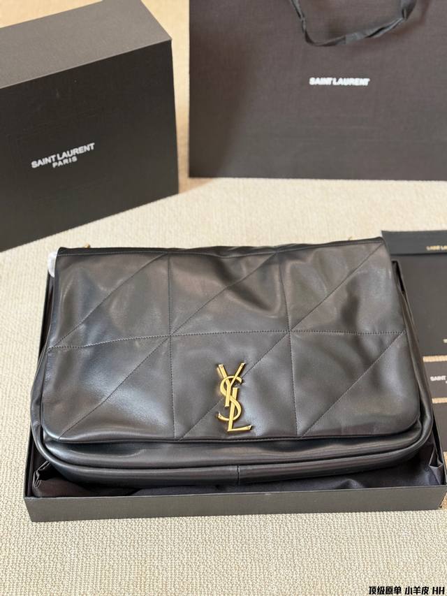 顶级原单 头层皮 Ysl Jamie绗缝纹路购物袋 大tote感觉太温柔了简直 随意搭配都出彩#Ysi 大号40 30Cm