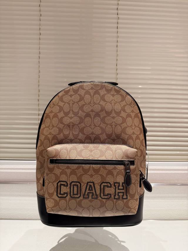 Size: 32*41Cm Coach双肩包 双拉链 双隔层 最经典实用的一款男士双肩包强烈推荐